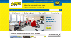 Desktop Screenshot of limareal.cz